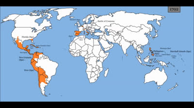 Mapa del Imperio español (1492-1977)