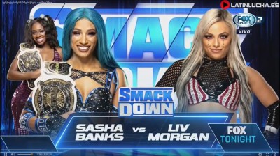 Liv Morgan Vs Sasha Banks - SmackDown 08/04/2022
