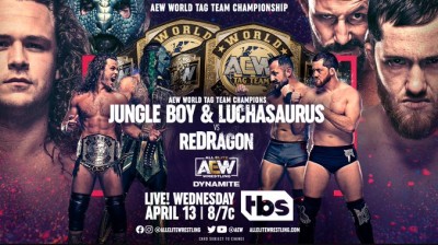 Jurassic Express Vs reDRagon - Campeonatos Mundiales en Parejas de AEW - Dynamite 13/04/2022