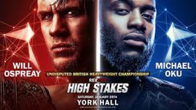 Will Ospreay VS Michael Oku Undisputed British Heavyweight Championship