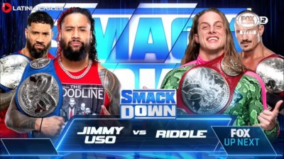 Riddle Vs Jimmy Uso - SmackDown 15/04/2022