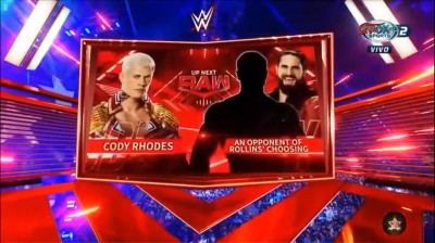 Cody Rhodes Vs Kevin Owens - RAW 18/04/2022