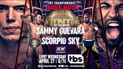 Sammy Guevara Vs Scorpio Sky - Ladder Match - Campeonato de TNT - Dynamite 27/04/2022