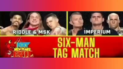 RIDDLE & MSK VS IMPERIUM - NXT NEW YEARS EVIL 2022