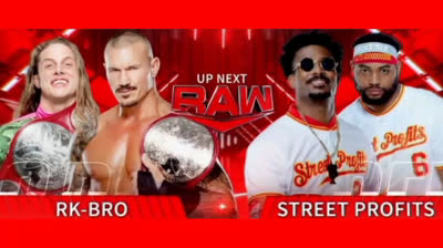 RK-BRO VS STREET PROFITS - RAW 18 DE ABRIL DE 2022