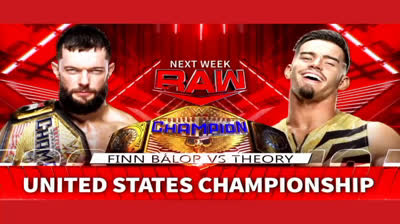 FIN BALOR VS AUSTIN THEORY - RAW6 18 DE ABRIL DE 2022