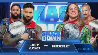 JEY USO VS RIDDLE - SMACK DOWN 22 DE ABRIL DE 2022