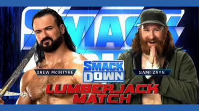 DREW MCINTYRE VS SAMI ZAYN - SMACK DOWN 22 DE ABRIL DE 2022