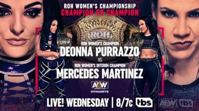 Deonna Purrazzo Vs Mercedes Martinez - Unificación del Título Mundial Femenino de ROH - Dynamite 04/05/2022