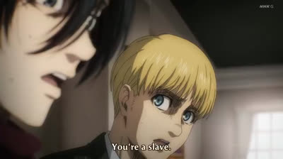 Eren Yeager fights Armin