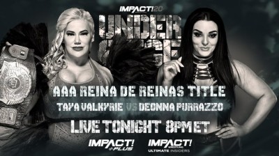 Taya Valkyrie Vs Deonna Purrazzo - Campeonato Reina de Reinas de AAA - Under Siege 2022