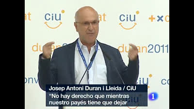 Polémica en CiU a costa del Plan de Empleo Rural (Duran i Lleida)