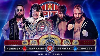 Hiroshi Tanahashi Vs Jon Moxley Vs Will Ospreay Vs Juice Robinson - Campeonato Peso Pesado de los Estados Unidos de la IWGP - Capital Collision 2022