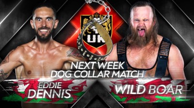 Wild Boar Vs Eddie Dennis - Dog Collar Match - NXT UK 19/05/2022