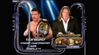 Eddie Guerrero Vs Triple H - Campeonato de WWE - RAW 22/03/2004