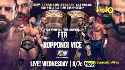 FTR Vs Roppongi Vice - Campeonatos Mundiales en Parejas de ROH - Dynamite 25/05/2022