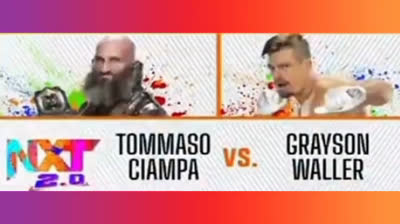 TOMMASO CIAMPA VS GRAYSON WALLER - NXT 23 DE NOVIEMBRE DE 2021