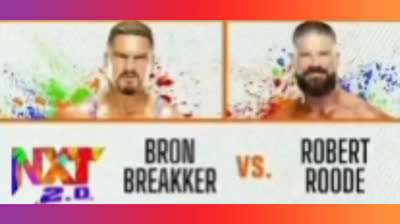 BRON BREAKKER VS ROBERT RODDE - NXT 22 DE MARZO DE 2022