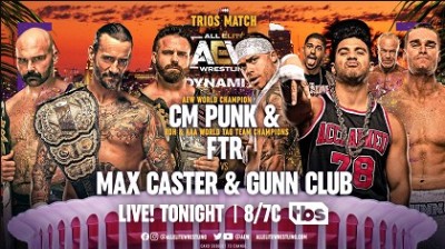 CM Punk y FTR Vs Max Caster y Gunn Club - Dynamite 01/06/2022