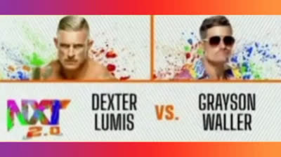 DEXTER LUMIS VS GRAYSON WALLER - NXT 18 DE ENERO DE 2022