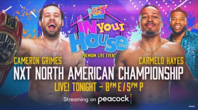 Cameron Grimes Vs Carmelo Hayes - Campeonato Norte Americano de NXT - NXT In Your House 2022