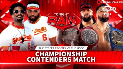 The Street Profits Vs The Usos - RAW 06/06/2022