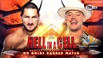 Madcap Moss Vs Happy Corbin - No Holds Barred Match - Hell In a Cell 2022